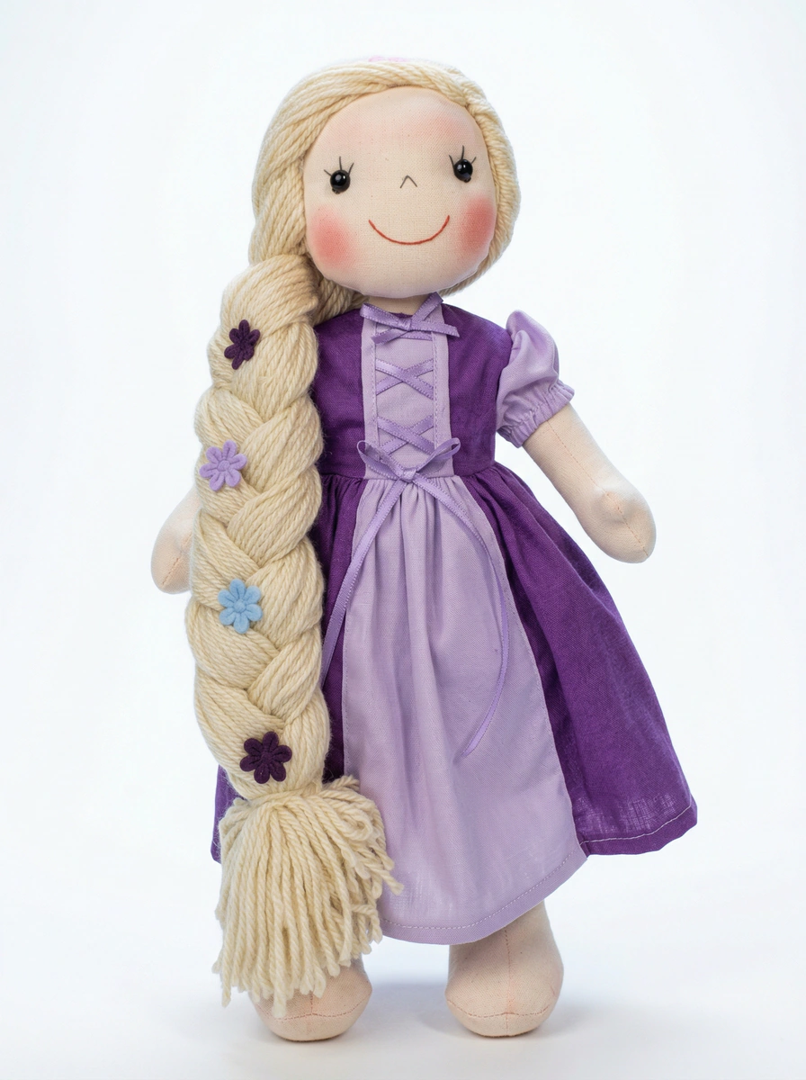 Boneca Princesa da Torre Articulada - Rosa Íris