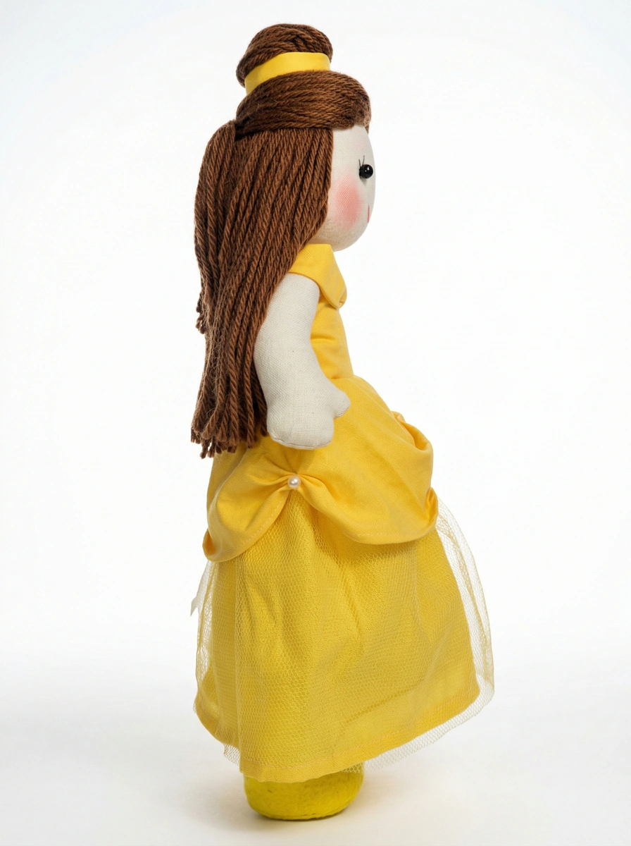 Boneca Princesa do Vestido Amarelo Articulada - Rosa Íris thumbnail 2