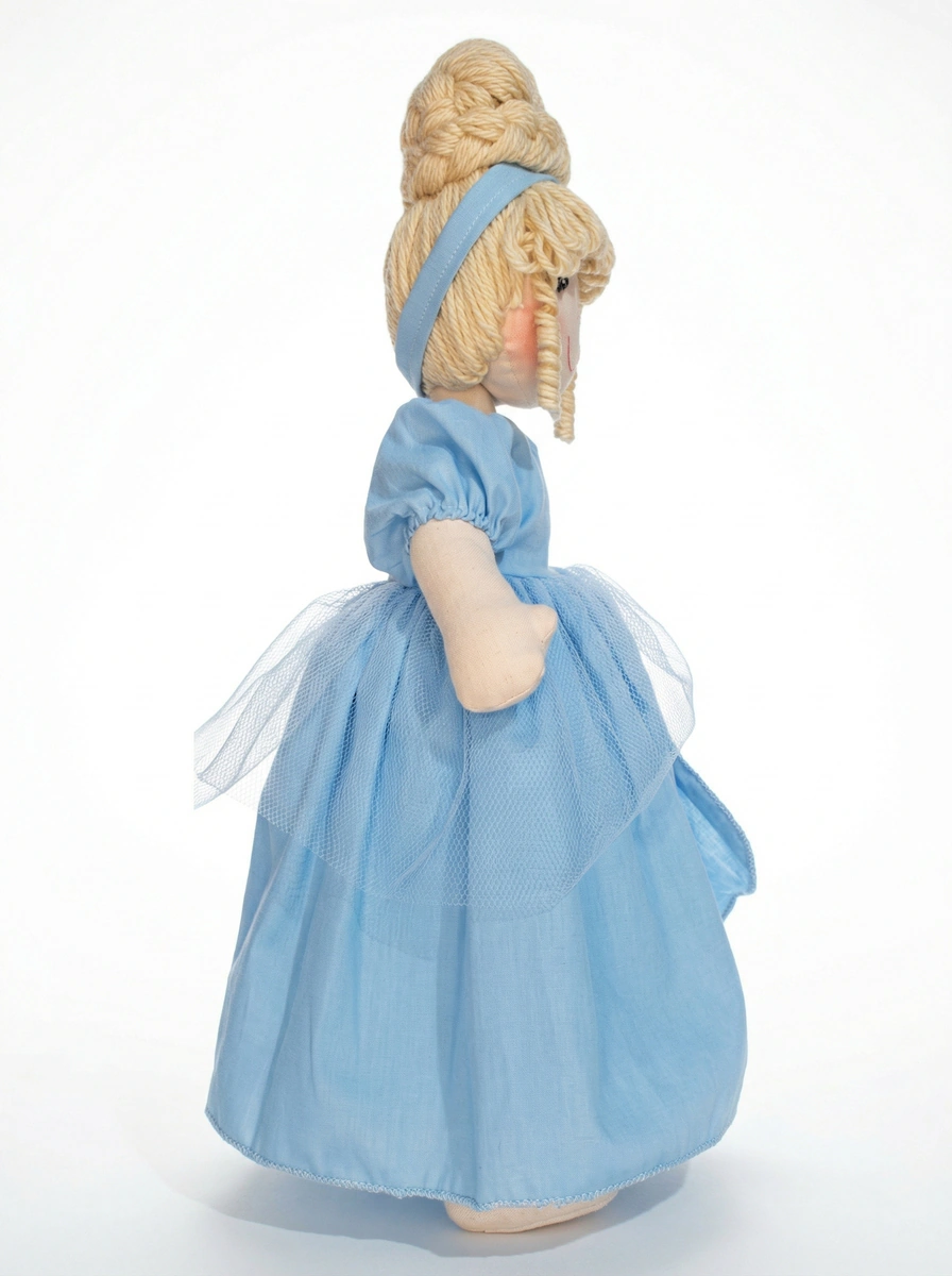 Boneca Princesa do Vestido Azul Articulada - Rosa Íris thumbnail 2