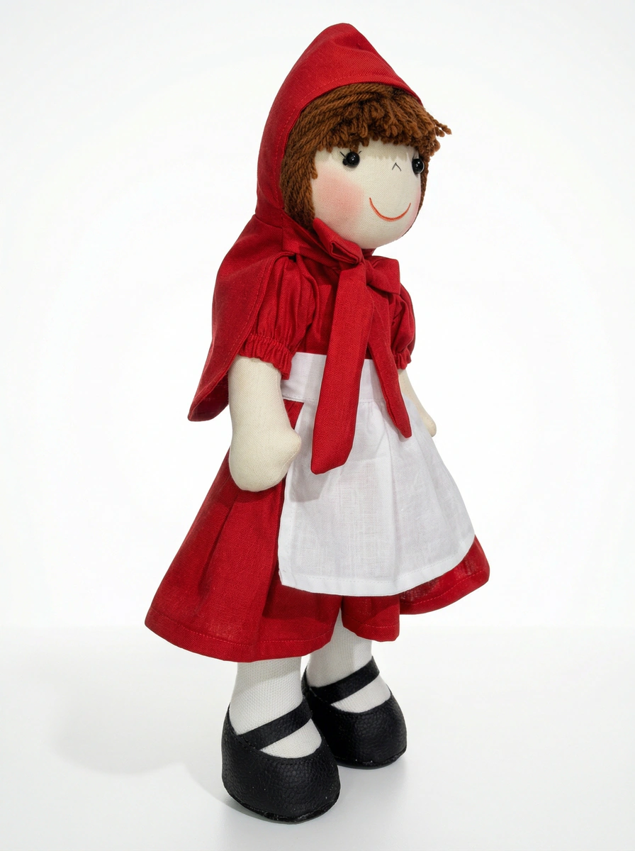 Boneca Menina da Capa Vermelha Articulada - Rosa Íris thumbnail 2