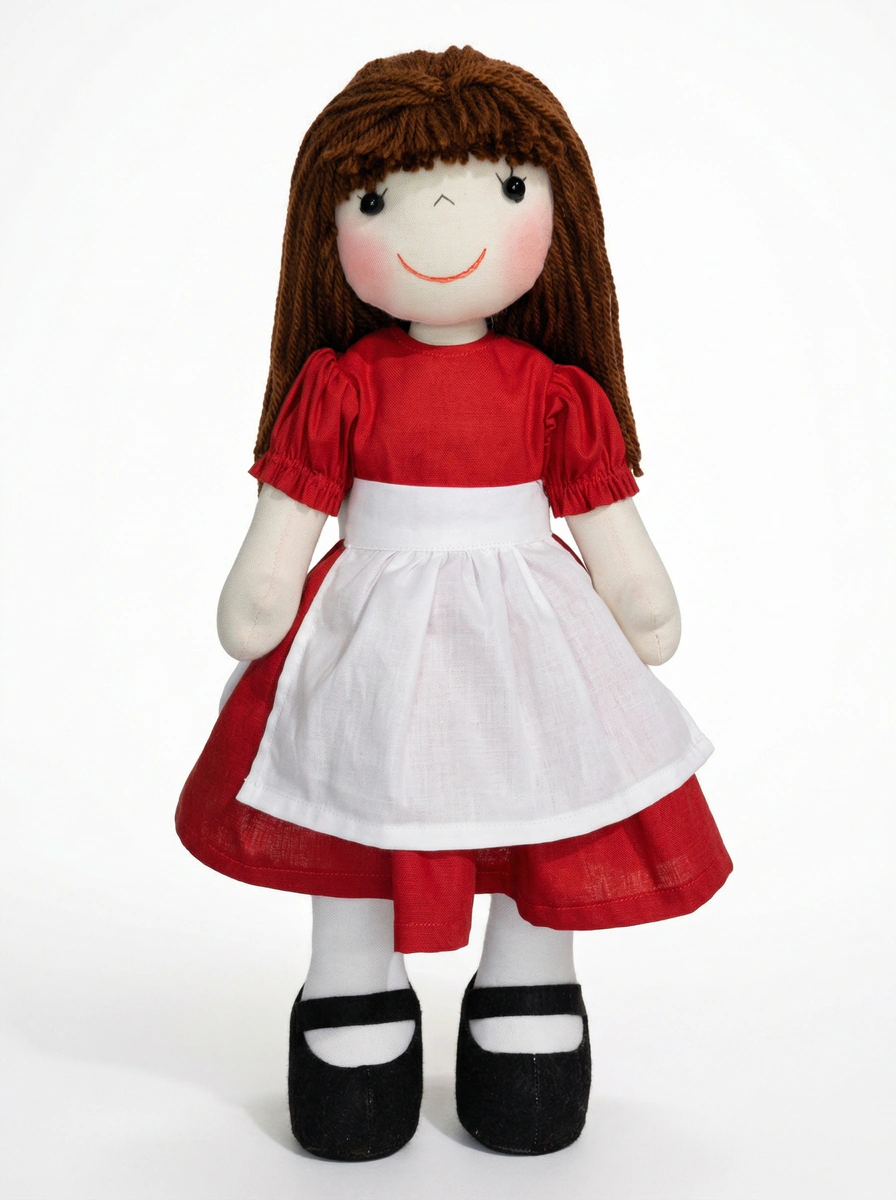 Boneca Menina da Capa Vermelha Articulada - Rosa Íris thumbnail 5