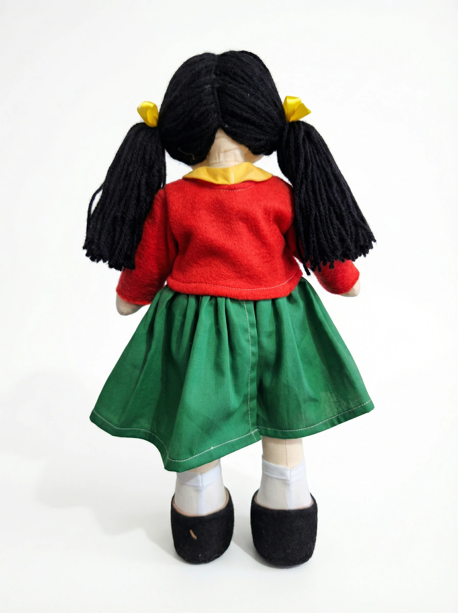 Boneca Menina Travessa Articulada - Rosa Íris thumbnail 3