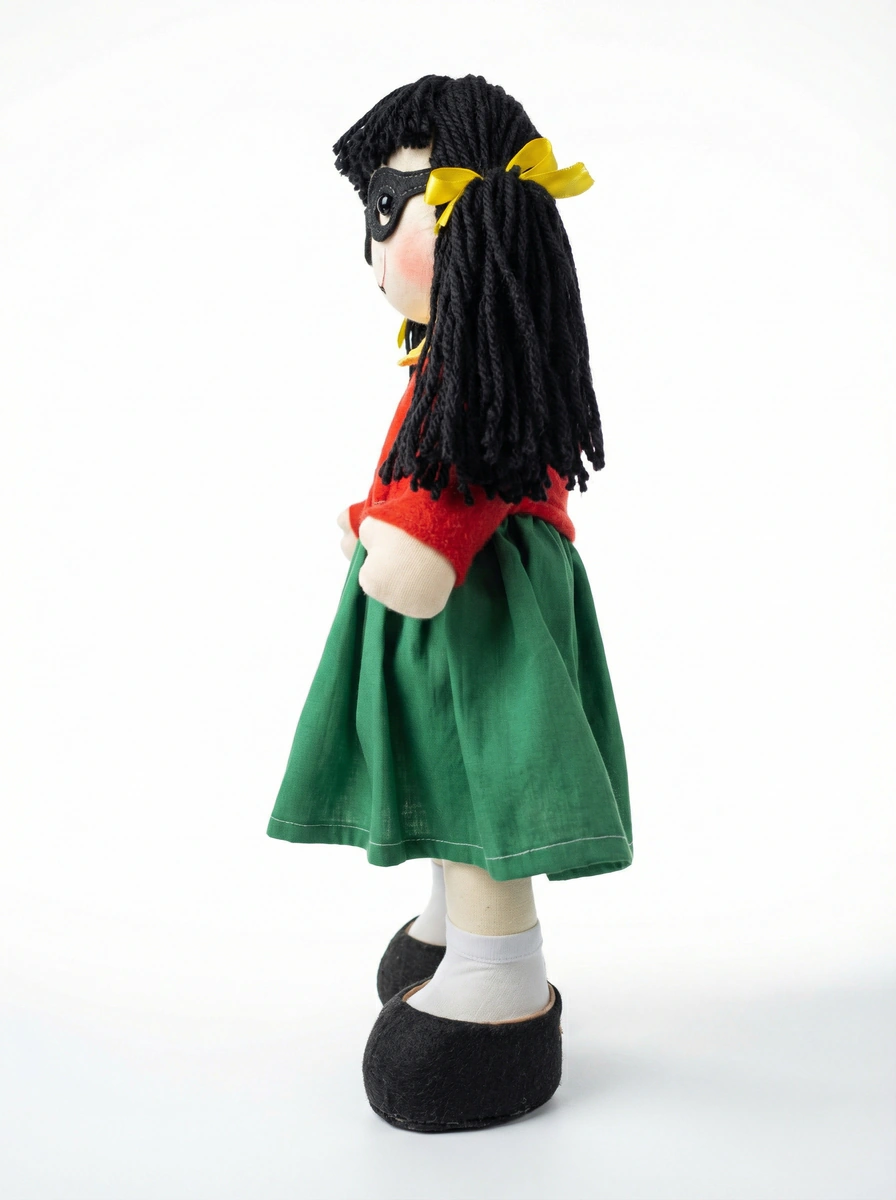 Boneca Menina Travessa Articulada - Rosa Íris thumbnail 4