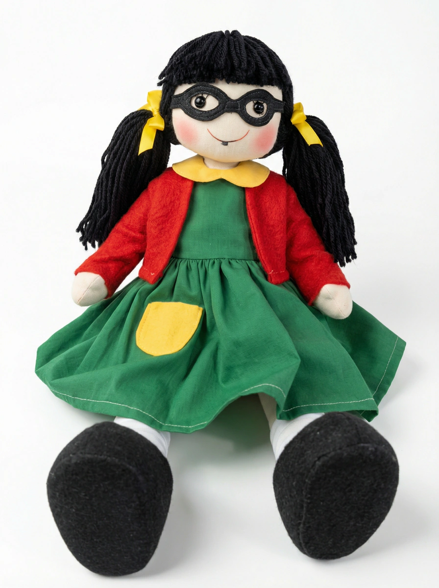 Boneca Menina Travessa Articulada - Rosa Íris thumbnail 5